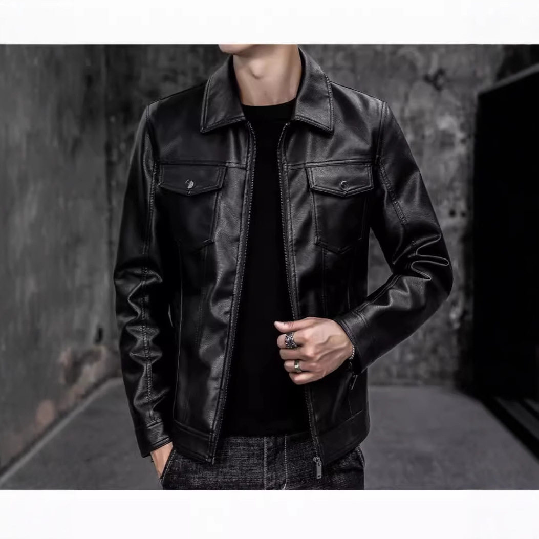 外套男皮衣2026新款今年流行爆款夹克机车服中青年冬季机车服皮衣