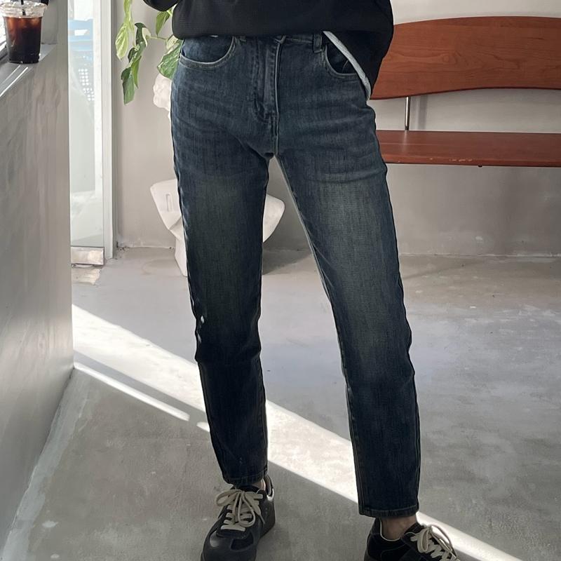2024秋冬新款男士拉链牛仔裤
