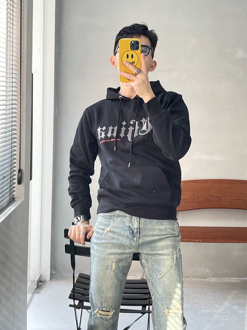 印花其他潮流连帽卫衣