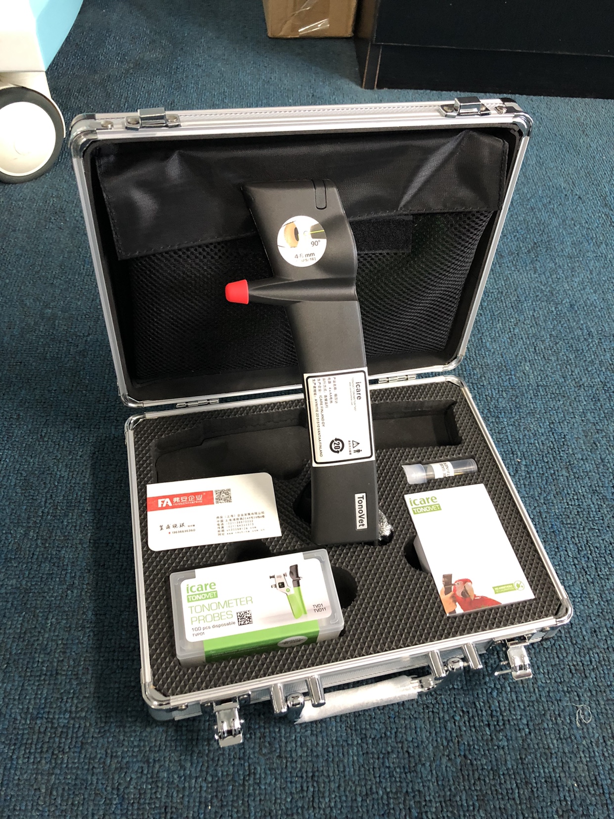 宠物医院动物眼压计猫狗马兔回弹式ICARE tonovet ta01进口手持