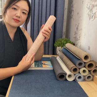 防水布纹双面皮革办公桌垫学习垫可裁剪超大写字台学生书桌可定制