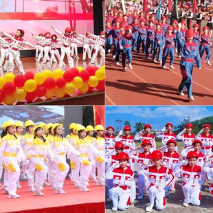儿童工程师建筑工人消防员幼儿石油演出服装维修职业扮演工作体验