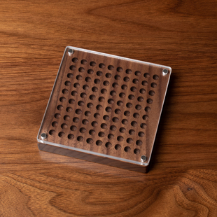 黑胡桃金豆金条收纳盒1克小金豆小金条转运珠黄金攒金攒钱可定制