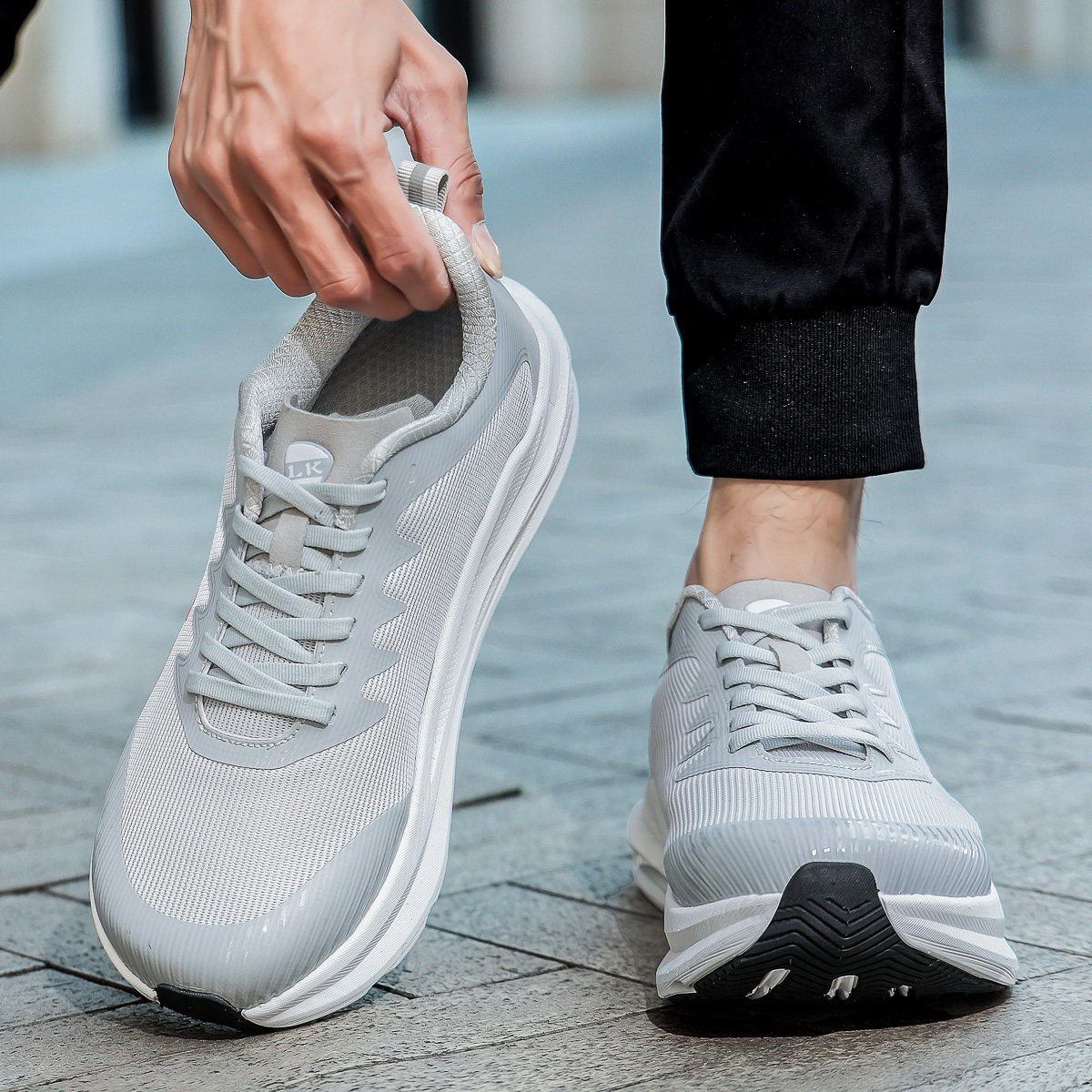 宽栓鞋出口美国透气宽头鞋男鞋运动鞋户外休闲鞋健步鞋4E宽楦波鞋