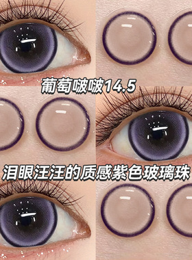 美瞳日抛型10片大小直径自然带度数女隐形眼镜官方正品旗舰店2xx