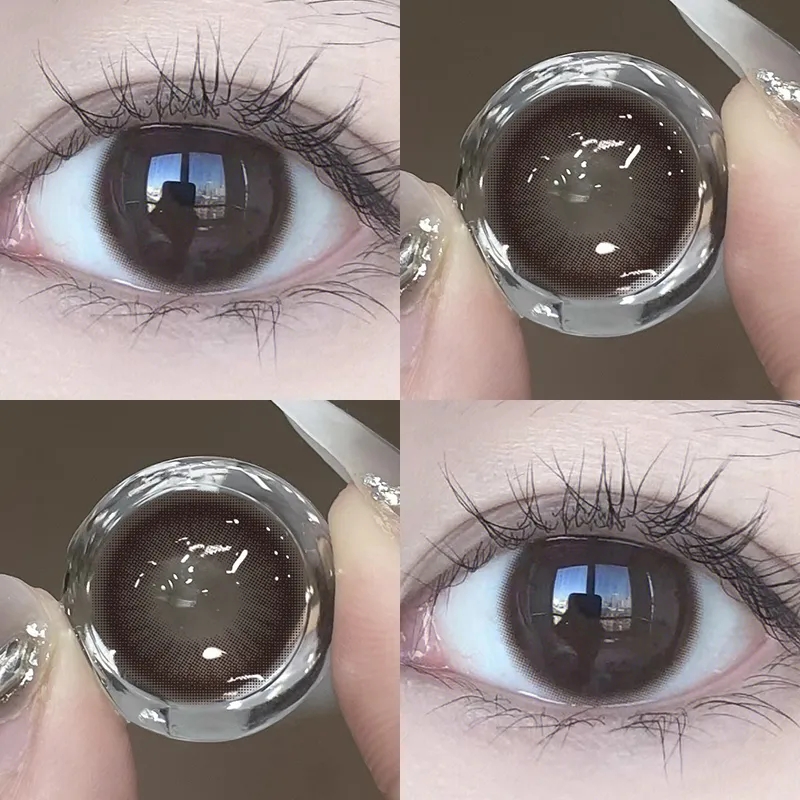 三明治工艺美瞳半年抛2片，上眼舒适