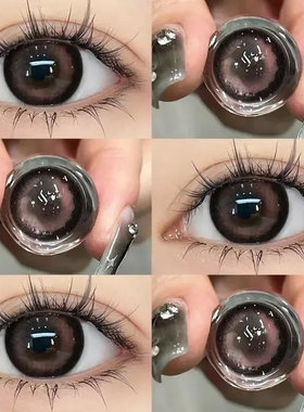 买一送一】黑糖玫瑰美瞳半年抛2025新款气质隐形眼镜大直径3xx