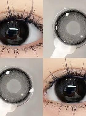 黑色美瞳日抛30片小直径素颜自然一次性正品官网隐形眼镜旗舰1xx