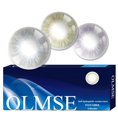 美瞳年抛女大直径高度近视棕色隐形眼镜半年抛1000度黑色大美目QL