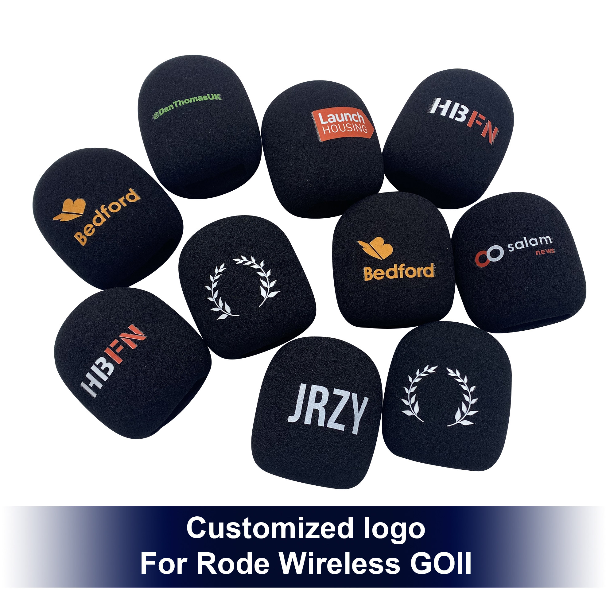 适合RODE WIRELESS GO I II麦克风海绵套罗德话筒GO 一代二代咪套