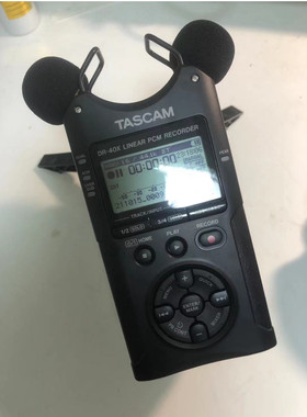 适用于TASCAM采访话筒分开款毛罩DR07X/DR40X录音 笔分开款海绵套