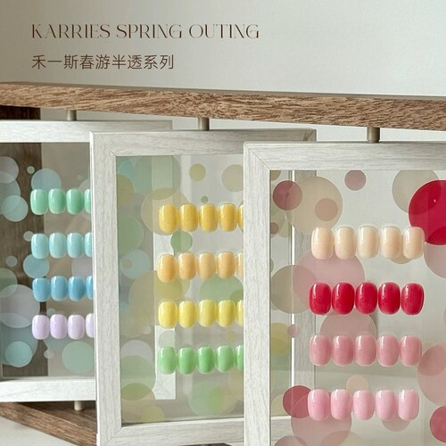 禾一斯 2026新款春游半透江坂丽奈同款甲油胶显白流行美甲胶  1g