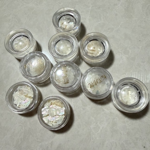 樱禾美甲不规则贝壳碎片醋酸素材