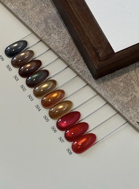 MIAMIX Atelier2025猫眼胶499-508闪粉胶F01/F08美甲甲油胶 1g