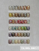DM系列闪粉甲油胶显白光疗甲油胶鸭子胶 爆闪系列YA gel罐装