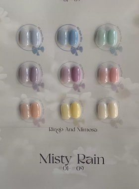 【RM Maru奶玻璃灰纱】亲肤显白浪漫嘟嘟感韩国风美甲胶   1g