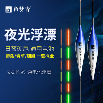 鱼梦青纳米日夜两用夜光漂硬尾