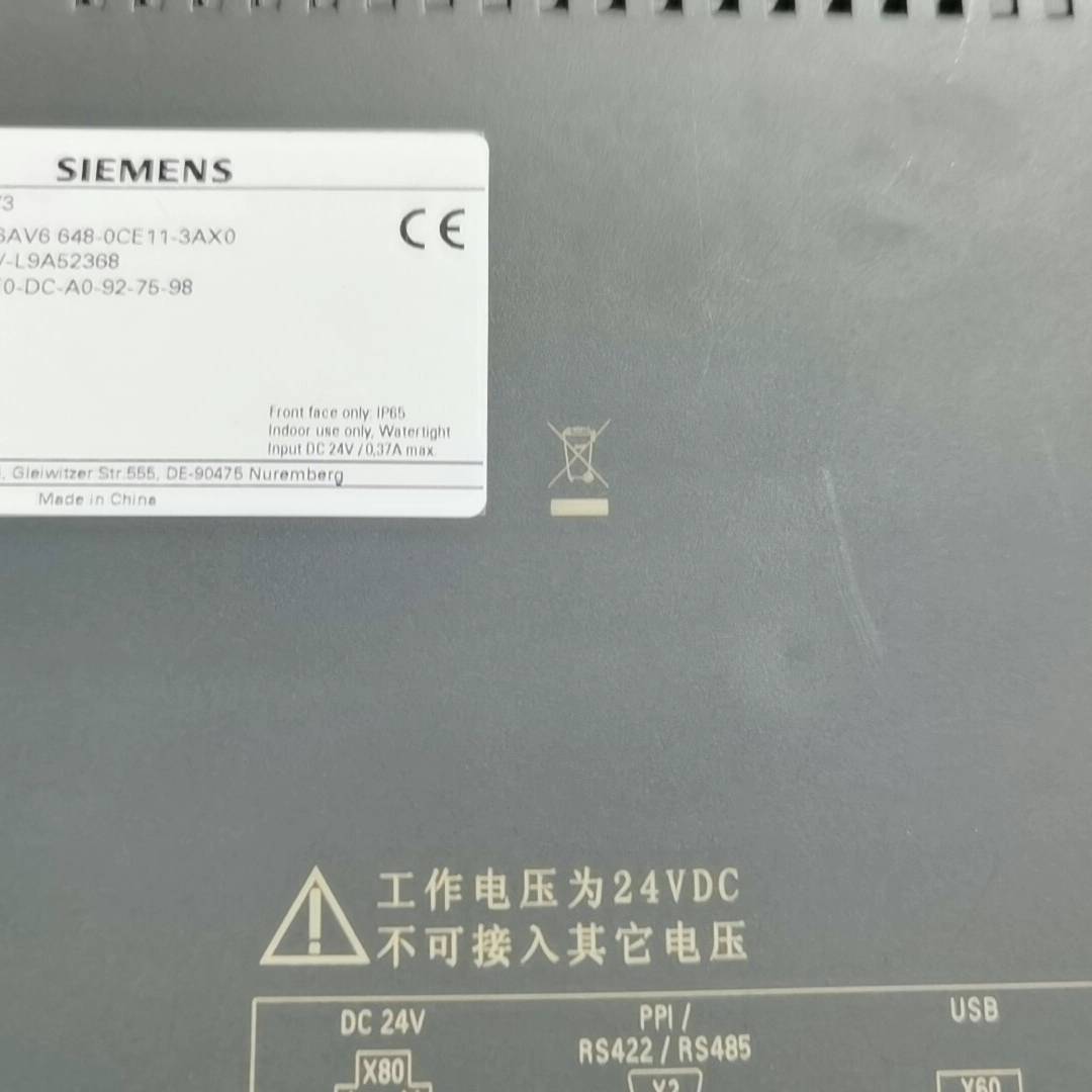 议价西门子触摸屏6AV6 648-0CE11-3AX0适用