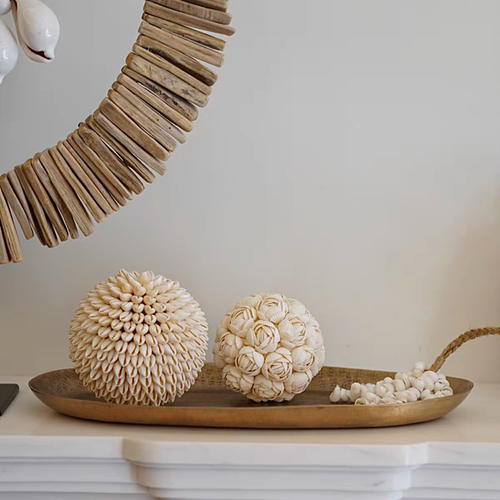 以手造物。手工制作天然贝壳装饰摆件家居装饰品样板间软装装饰品