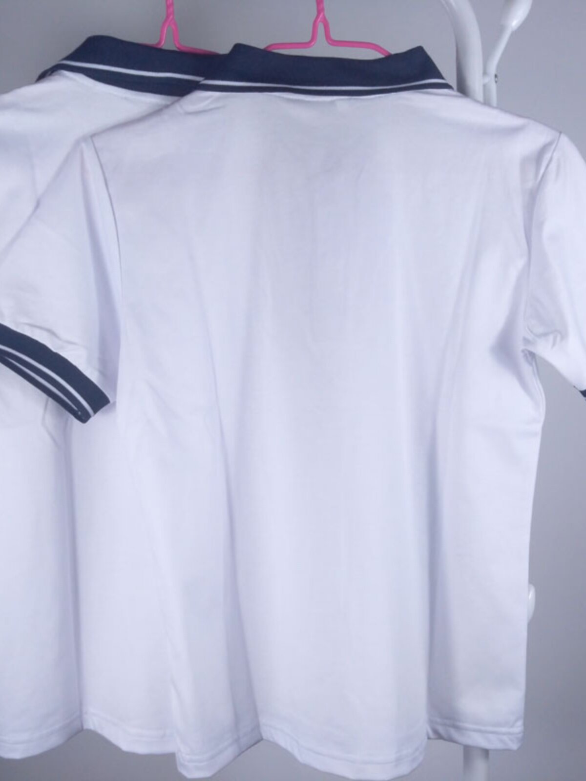 SCHOOL UNIFORM TOPS JUNIOR HIGH SCHOOL HIGH SCHOOL STUDENTS KOREAN LOOSE COLLEGE STYLE VERSATILE MEN AND WOMEN WHITE SHORT SLEEVE T-SHIRT CLASS UNIFORM SUMMER