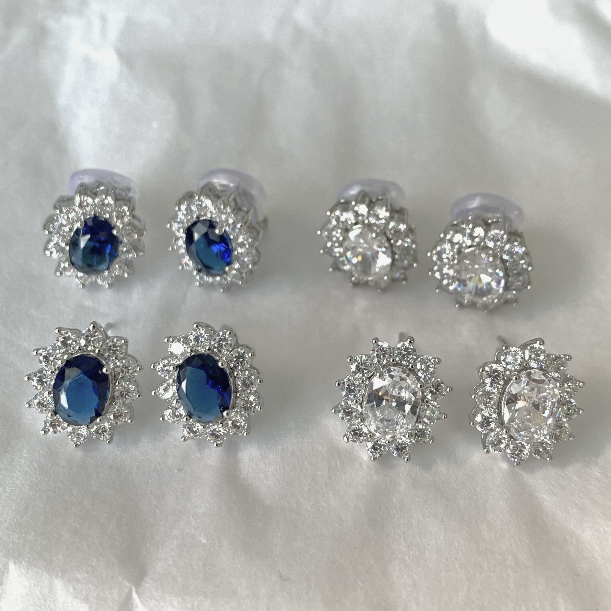 莉可Lyco 优质厚镀三层18K金精工耳夹银耳钉环饰复古vintage闪钻