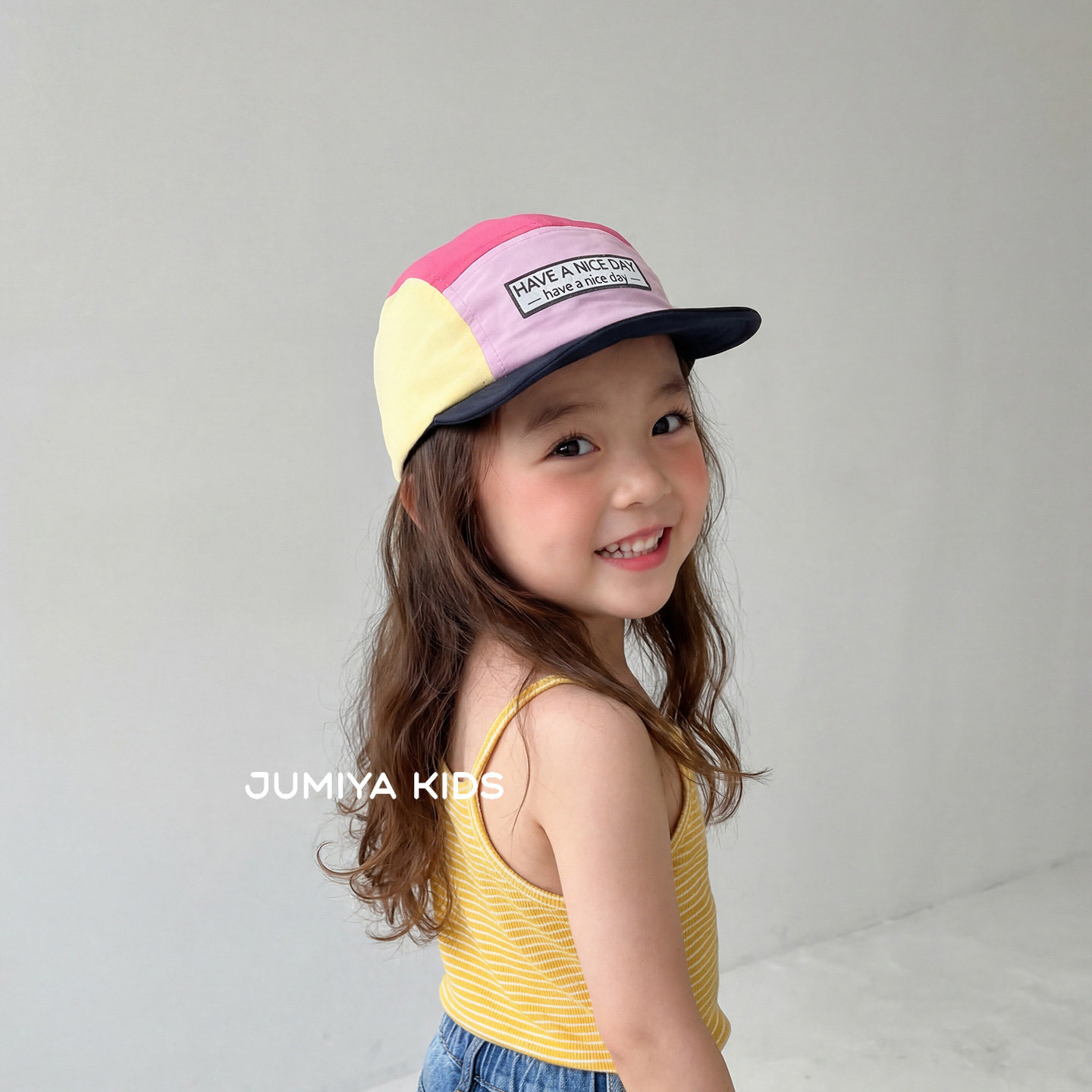 夏季速干鸭舌帽儿童彩色帽子图片