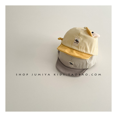 可爱小象鸭舌帽透气夏季防晒