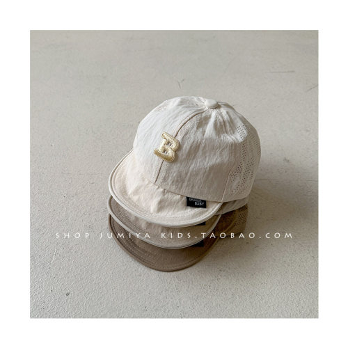 婴儿夏季遮阳帽速干薄款