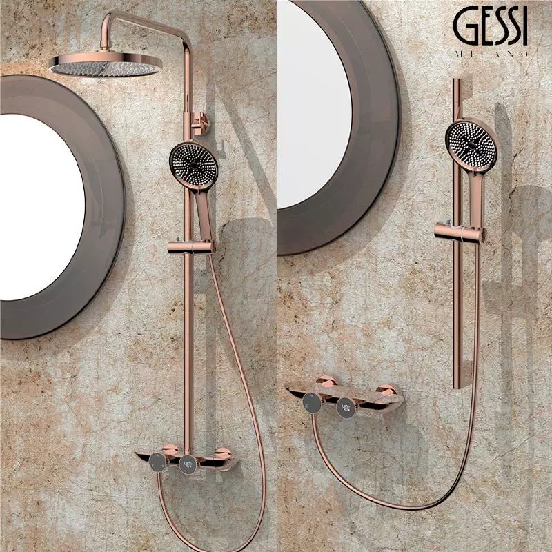 GESSI恒温花洒套装增压沐浴