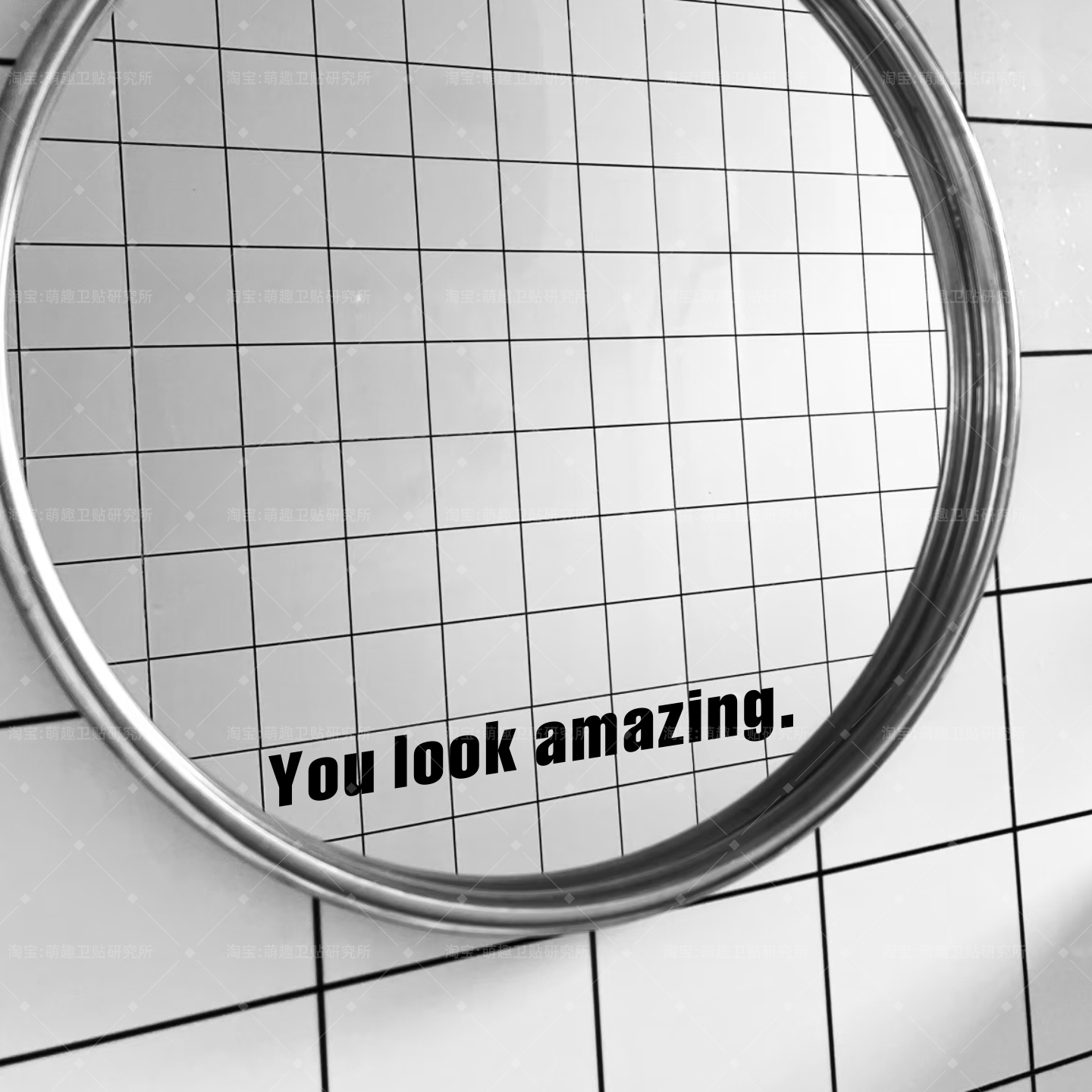 你看起来真美英文you look amazing氛围感漂亮的镜子装饰贴纸