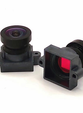 监控器材 行车记录仪CCD镜头组件 焦距广角镜头 M12接口