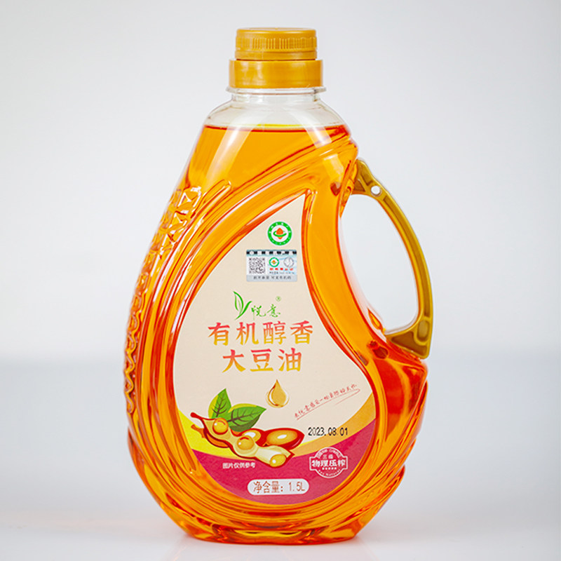 【铁粉鲜尝】悦意三级醇香大豆油有机黄豆低温冷压榨食用植物粮油