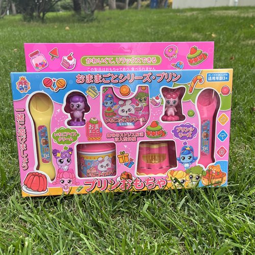 新款多功能趣味喂食布丁汉堡甜甜圈女孩过家家小玩具解压玩具萌趣