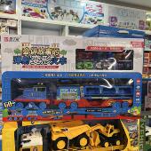 宝乐星玩具大号火车头套装 火车礼物 宝宝益智小火车模型会讲故事