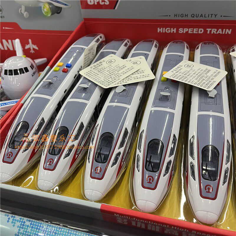 新款仿真模型多功能高铁列车火车声效声音仿真动车儿童男孩益智