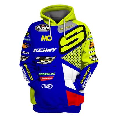 Sudadera con capucha para motociclismo, prenda deportiva de