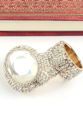 欧美风饰品夸张宝石戒指