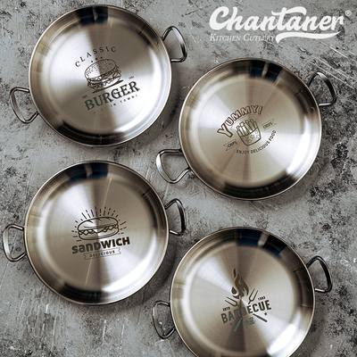 不锈钢简约小吃盘坚果盘沙拉餐盘