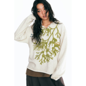 复古休闲刺绣连帽卫衣帽衫 药九玖柒 二代麻油叶 1997邮政局