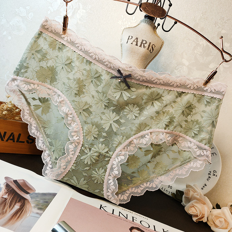 欧美轻薄柔软透视包臀高弹内裤