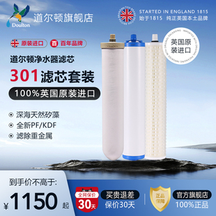 道尔顿DIP301滤芯套装 天然陶瓷滤芯M12滤芯KDF滤芯PF滤芯7级精滤