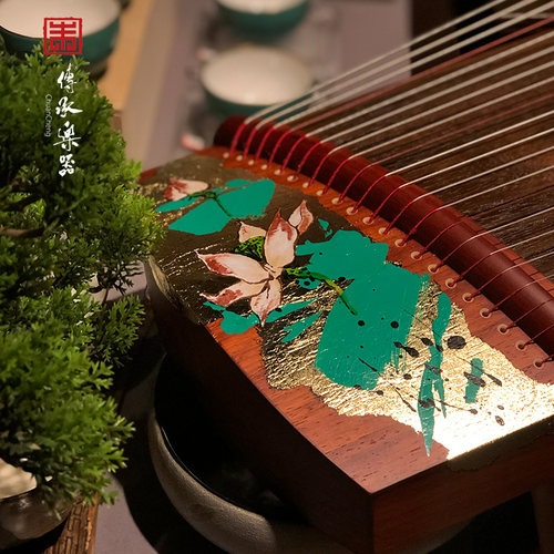 传承牌新品红檀半手绘携带方便