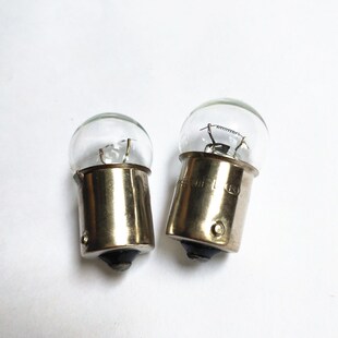机床指示灯泡B15 12V24V5W10W卡口小灯泡汽车灯泡转向灯尾灯黄光