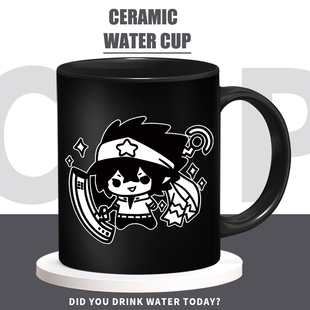 凹凸世界周边雷莉柠檬帕派佩赞真马克杯陶瓷吸管水杯咖啡喝水杯子