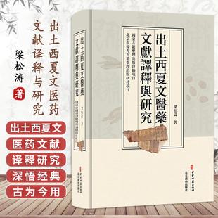 出土西夏文醫藥文獻譯釋與研究 梁松濤 著 出土西夏文醫燊文獻的主要内容 針灸類文獻 中医古籍 9787515229416中医古籍出版社