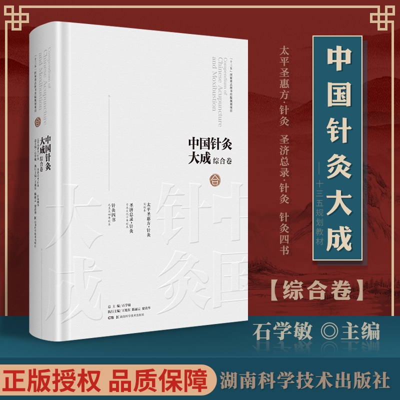 正版 石学敏中国针灸大成综合卷  太平圣惠方·针灸+圣济总录·针灸+针灸四书 湖南科学技术出版社