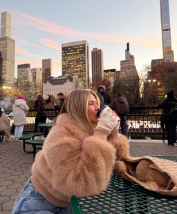 非实价来问我 南油卡其色环保毛外套