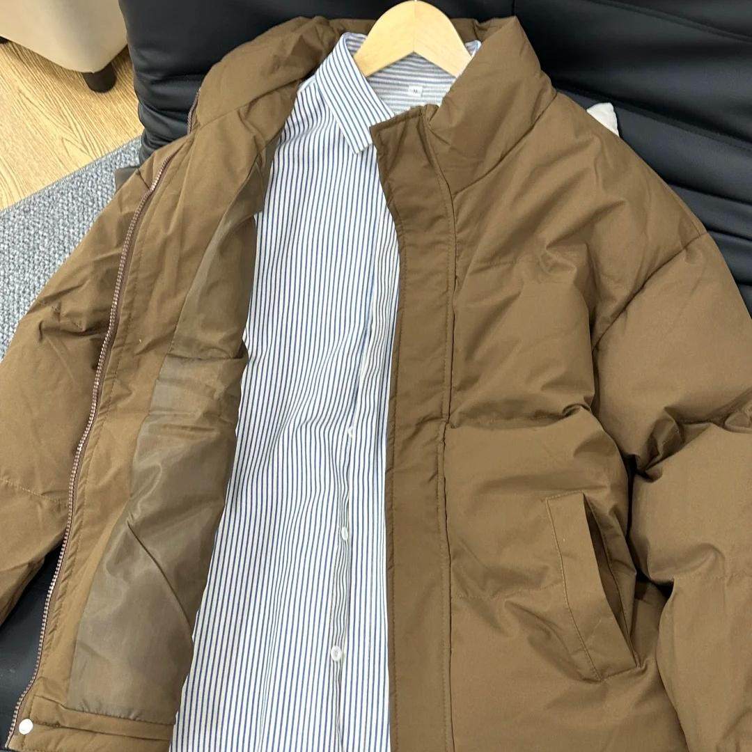 秋冬新款男女纯色棉衣立领休闲保暖棉服加厚宽松外套情侣装,男装,棉衣,淘宝优惠券,粉丝福利购,淘宝优惠卷