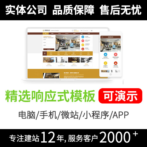 创意网站模板制作 个性化网页界面 网页模板R349