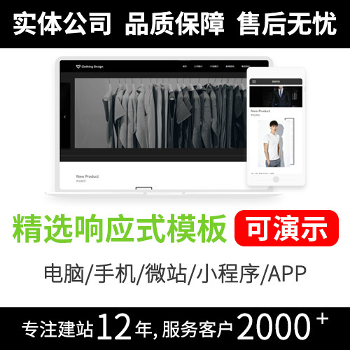 深圳网站模板制作服务 一站式满足建站需求 模板R252